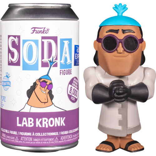 The Emperor's New Groove - Kronk Laboratory SODA Vinyl Figure in Collector Can (International Edition)