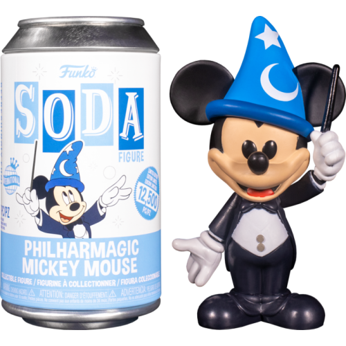 Disney - Philharmagic Mickey Mouse SODA Vinyl Figure in Collector Can (International Edition)