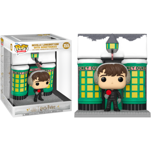 Harry Potter - Neville Longbottom with Honeydukes Hogsmeade Diorama Deluxe Pop! Vinyl Figure