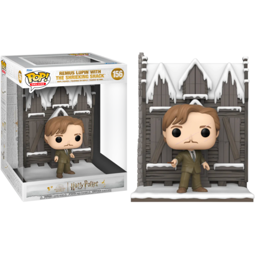 Harry Potter - Remis Lupin with The Shrieking Shack Hogsmeade Diorama Deluxe Pop! Vinyl Figure