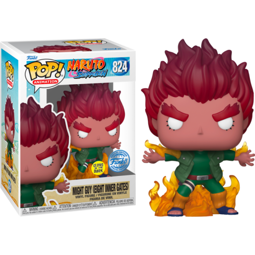 Naruto: Shippuden - Might Guy (Eight Inner Gates) Glow in the Dark Pop! Vinyl Figure