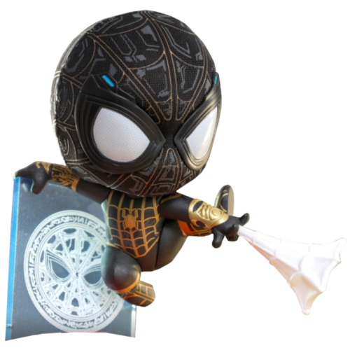 Spider-Man: No Way Home - Spider-Man Black and Gold Suit Cosbaby (S) Hot Toys Figure