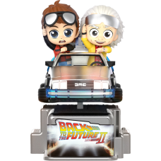 Back to the Future Part II - Marty McFly and Doc Brown CosRider Hot Toys Figure