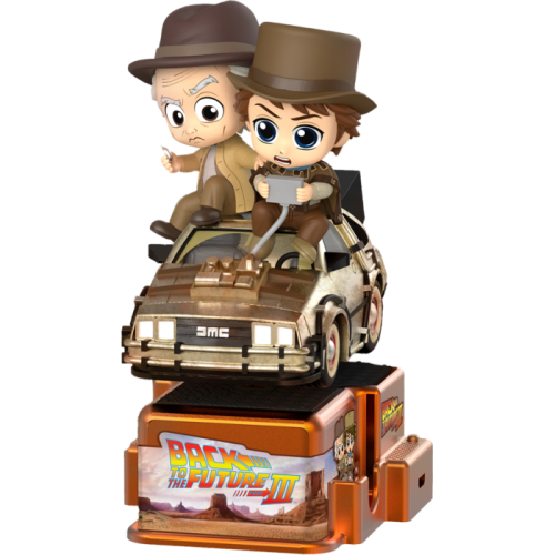 Back to the Future Part III - Marty McFly and Doc Brown CosRider Hot Toys Figure