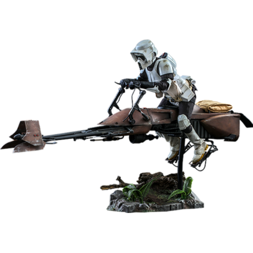 Star Wars Episode VI: Return of the Jedi - Scout Trooper & Speeder Bike 1/6th Scale Hot Toys Action Figure