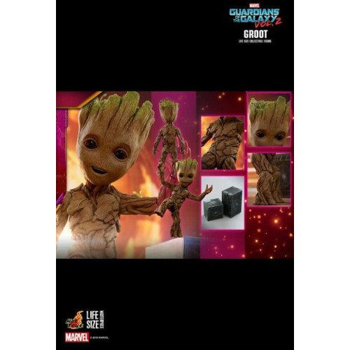 Guardians of the Galaxy: Vol. 2 - Groot Life-Size 1:1 Scale Life-Size Hot Toys Action Figure