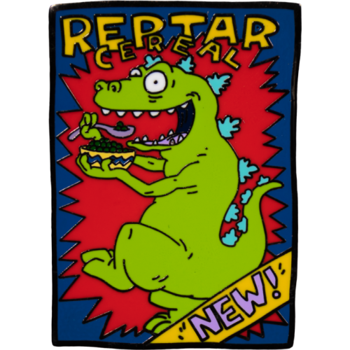 Rugrats - Reptar Cereal Glow Enamel Pin