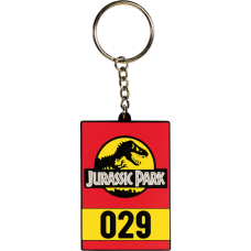 Jurassic Park - Jurassic Park Logo Car Hanger 029 PVC Keychain