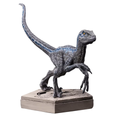 Jurassic World - Velociraptor Blue Icons 4 Inch Statue
