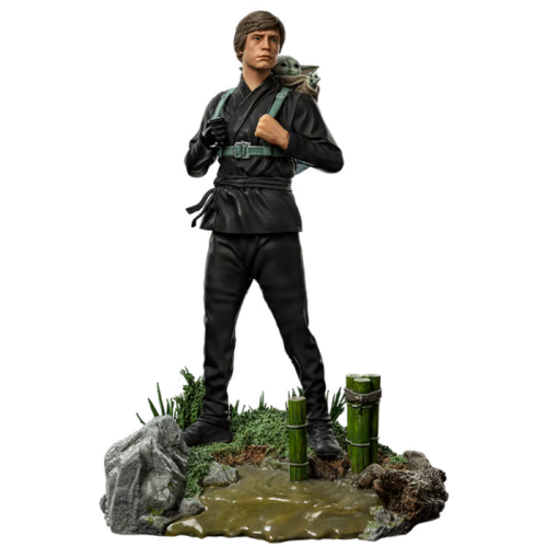 Star Wars: The Book of Boba Fett - Luke and Grogu Training 1/10th Scale Statue