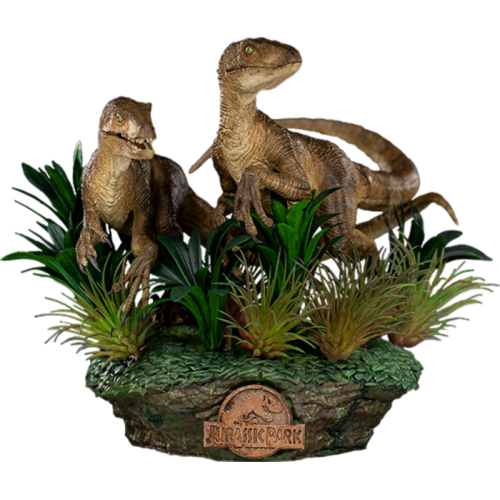 Jurassic Park - Just the Two Raptors Deluxe 1/10th Scale Statue