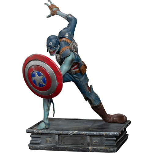 Marvel: What If…? - Zombie Captain America 1/10th Scale Statue