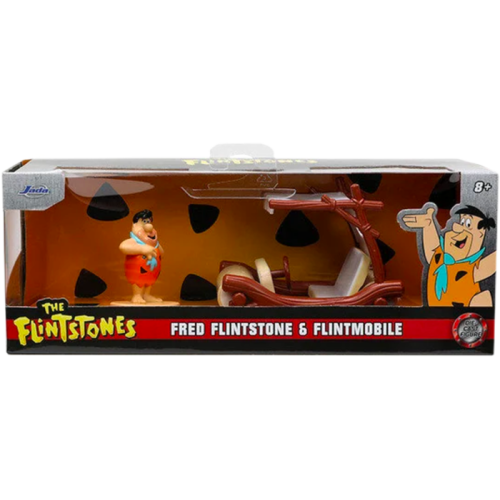 The Flintstones - Fred Flintstone and Flintmobile Hollywood Rides 1/32 Scale Die-Cast Vehicle Replica