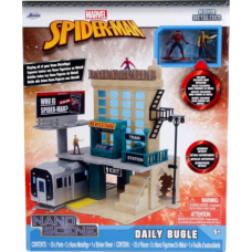 Spider-Man - Daily Bugle Nano Metalfigs Nano Scene 12 Inch Diorama Playset