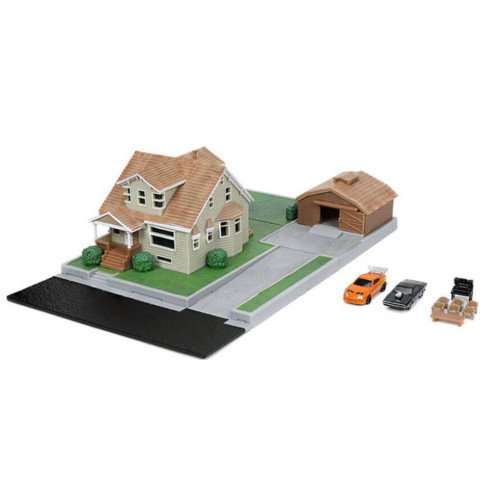 Fast and Furious - Dom's House NanoScene with 2 Vehicles
