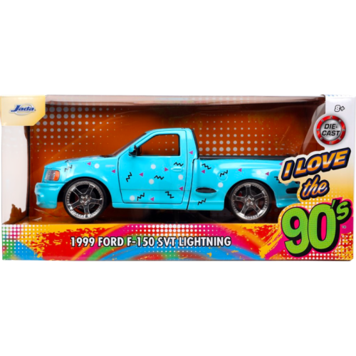 I Love the 90's - 1999 Ford F-150 SVT Lightning 1/24th Scale Die-Cast Vehicle Replica