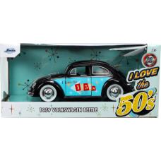 I Love the 50's - 1959 Volkswagen Beetle 1/24th Scale Die-Cast Vehicle Replica