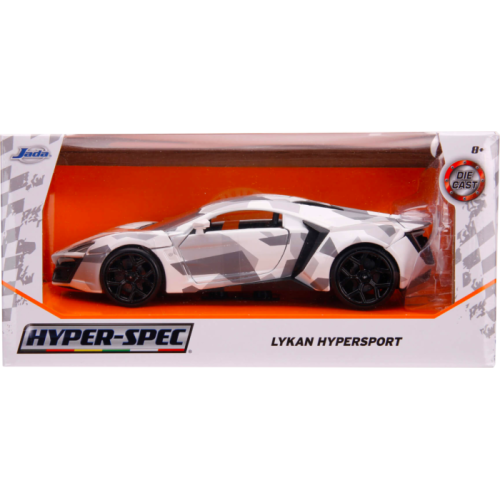 Hyper-Spec - Arctic Camouflage Lykan Hypersport 1/24th Scale Die-Cast Vehicle Replica