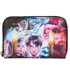 Harry Potter - Philosopher's Stone 4 Inch Faux Leather Zip-Around Wallet