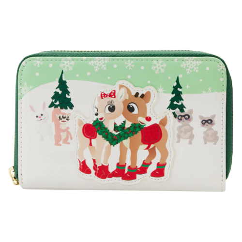 Rudolph the Red-Nosed Reindeer - Merry Couple 4 Inch Faux Leather Zip-Around Wallet