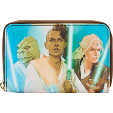 Star Wars - The High Republic Comic Cover 4 Inch Faux Leather Zip-Around Wallet