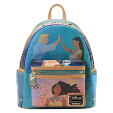 Pocahontas - Scenes 10 Inch Faux Leather Mini Backpack