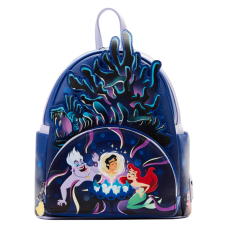 The Little Mermaid (1989) - Ursula Lair Glow in the Dark 10 Inch Faux Leather Mini Backpack