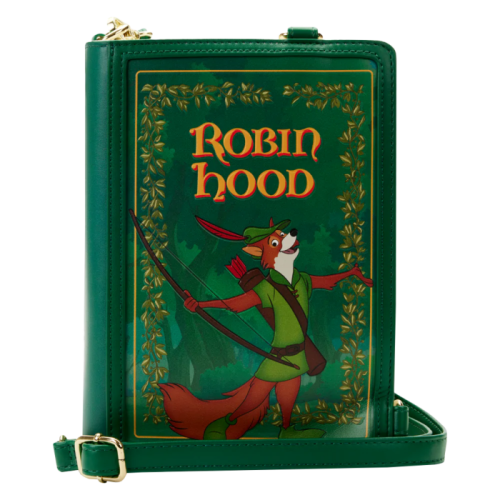 Robin Hood (1973) - Book 6 Inch Faux Leather Convertible Crossbody Bag