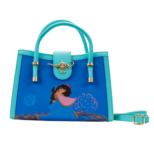 Aladdin (1992) - Scenes 9 Inch Faux Leather Crossbody Bag