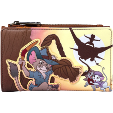 The Rescuers Down Under (1990) - Montage 6 Inch Faux Leather Flap Wallet