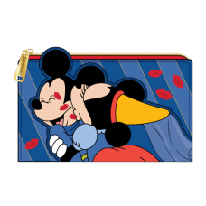Disney - Brave Little Tailor Mickey and Minnie 4 Inch Faux Leather Flap Wallet