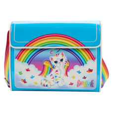 Lisa Frank - Angel Kitty 7 Inch Faux Leather Crossbody Bag