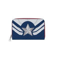 The Falcon and the Winter Soldier - Falcon Captain America Cosplay 4” Faux Leather Zip-Around Wallet