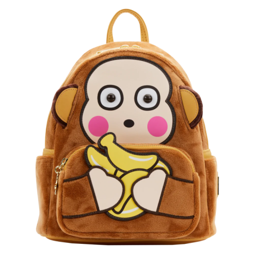 Sanrio - Monkichi Cosplay 10 Inch Faux Leather Mini Backpack