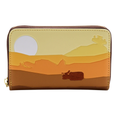 Star Wars - Jakku 4 Inch Faux Leather Zip-Around Wallet