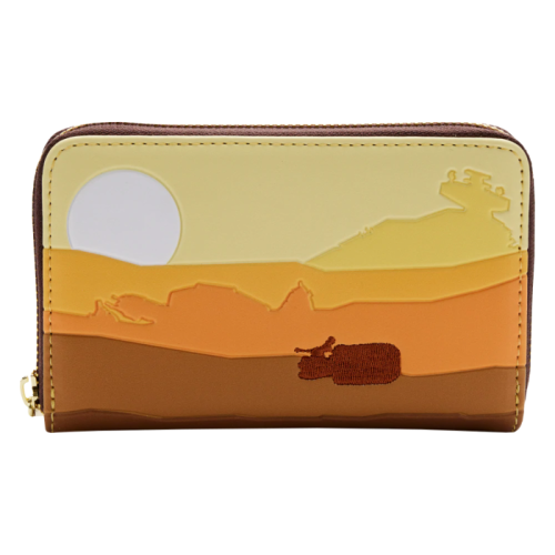 Star Wars - Jakku 4 Inch Faux Leather Zip-Around Wallet