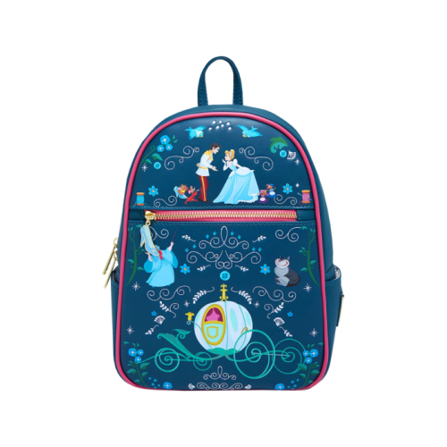 Cinderella (1950) - Storybook 12 Inch Faux Leather Mini Backpack