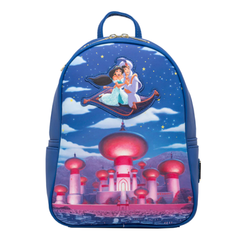 Aladdin (1992) - Magic Carpet Ride Glow in the Dark 10 Inch Faux Leather Mini Backpack