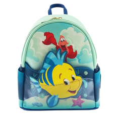 The Little Mermaid (1989) - Sidekicks 10 Inch Faux Leather Mini Backpack