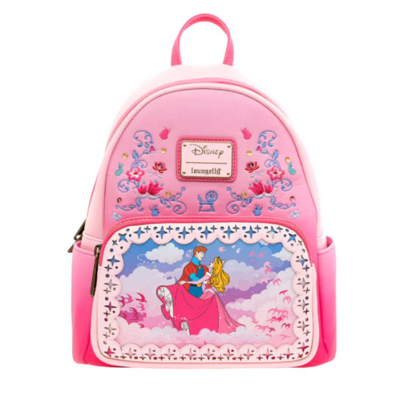 Loungefly, Bags, Loungefly Sleeping Beauty Princess Aurora Floral Mini  Backpack Bag New