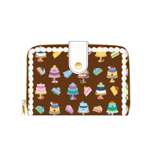 Disney Princess - Cakes 4” Faux Leather Zip-Around Wallet