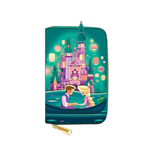 Disney Princess - Tangled Castle 6” Faux Leather Zip-Around Wallet