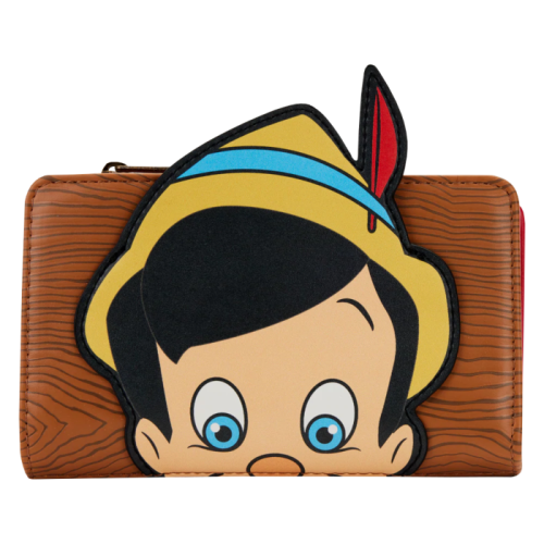 Pinocchio (1940) - Pinocchio 4 Inch Faux Leather Flap Wallet