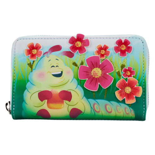 A Bug's Life - Earth Day 4 Inch Faux Leather Zip-Around Wallet