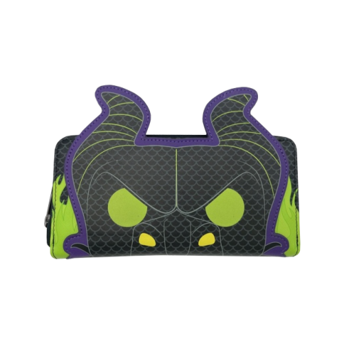 Sleeping Beauty (1959) - Pop! Maleficent Dragon Cosplay 4 Inch Faux Leather Zip-Around Wallet