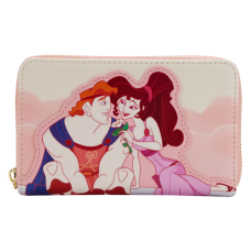 Hercules (1997) - Hercules and Megara 25th Anniversary 4 Inch Faux Leather Zip-Around Wallet