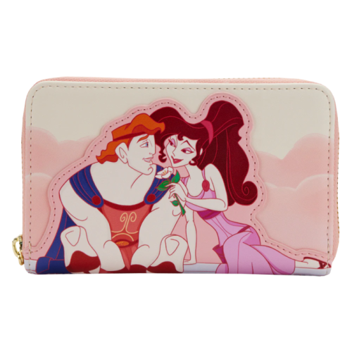 Hercules (1997) - Hercules and Megara 25th Anniversary 4 Inch Faux Leather Zip-Around Wallet