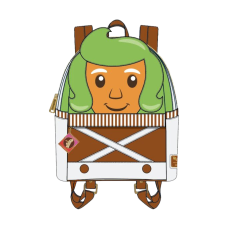 Willy Wonka and the Chocolate Factory - Oompa Loompa Cosplay 10” Faux Leather Mini Backpack