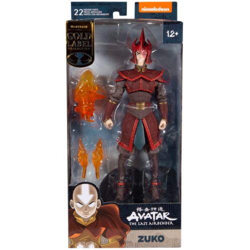 Avatar: The Last Airbender - Prince Zuko Helmeted Gold Label 7” Scale Action Figure