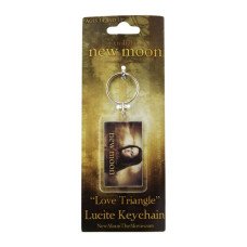 The Twilight Saga: New Moon - Lucite Keychain Love Triangle